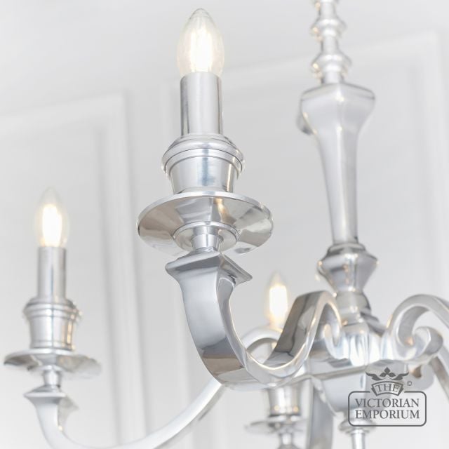Finsbury Five Light Pendant In Chrome 73598 7