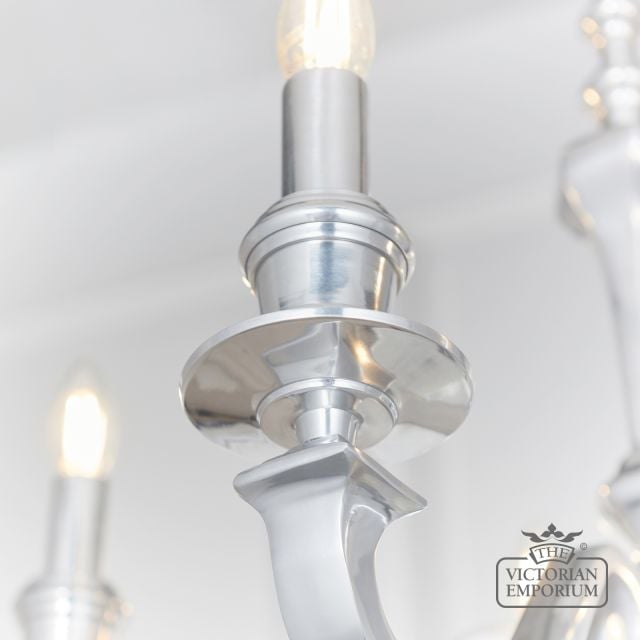 Finsbury Five Light Pendant In Chrome 73598 8