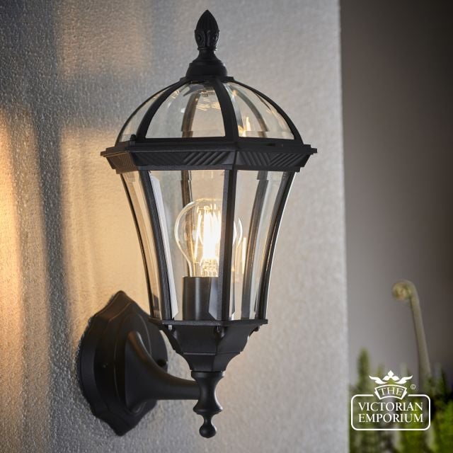 Drayton Wall Uplight In Black 56196 1