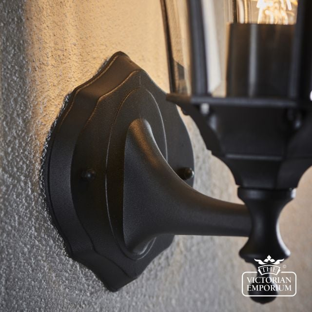 Drayton Wall Uplight In Black 56196 4