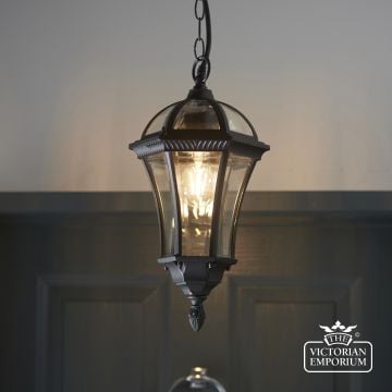 Drayton Chain Lantern In Black 56199 2
