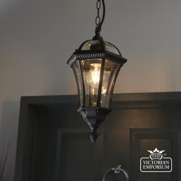 Drayton Chain Lantern In Black 56199 3