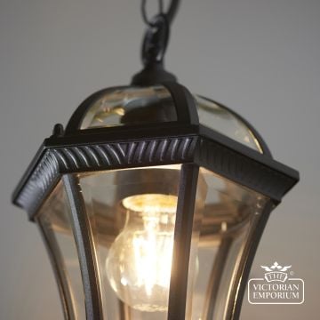 Drayton Chain Lantern In Black 56199 4
