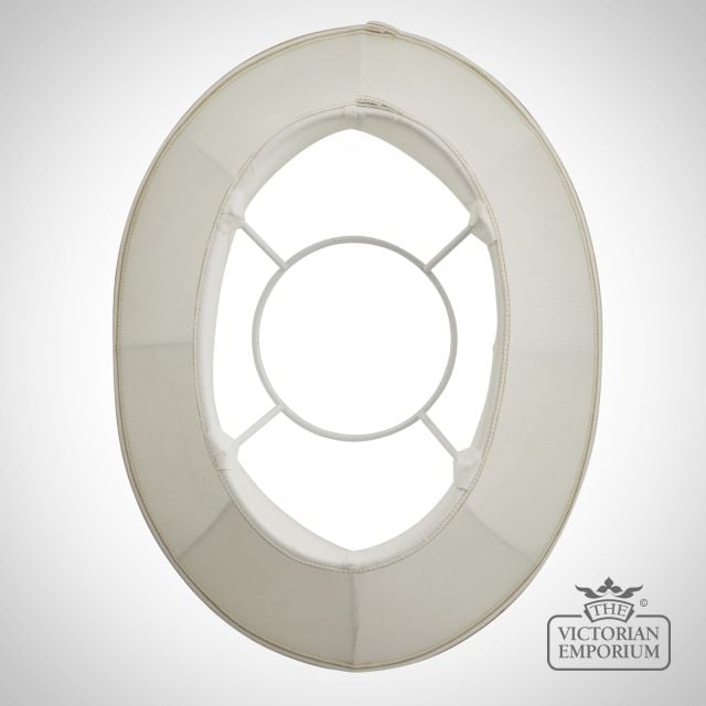 Celia Cream Oval Shade 56287 2
