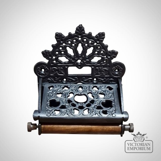 01.620.ai.100  Toilet Roll Victorian Holder With Lidantique