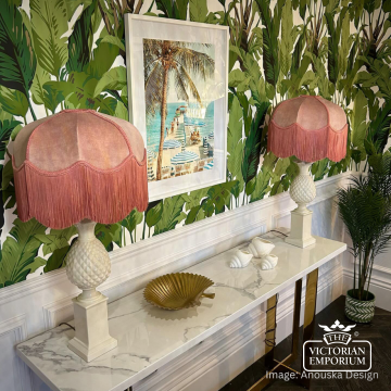 The Lotte Fringed Lampshade  17