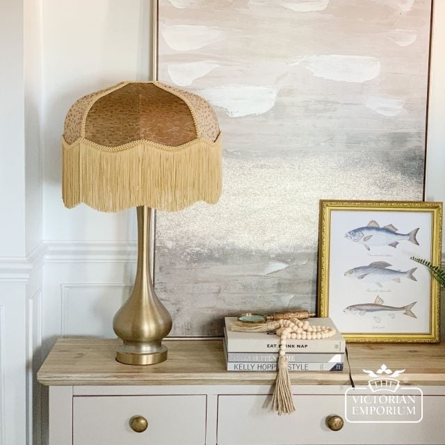 Fringed Lampshade Ritz Rz04