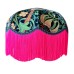 Fringed lampshade-william morris-golden lily-iink-glp5
