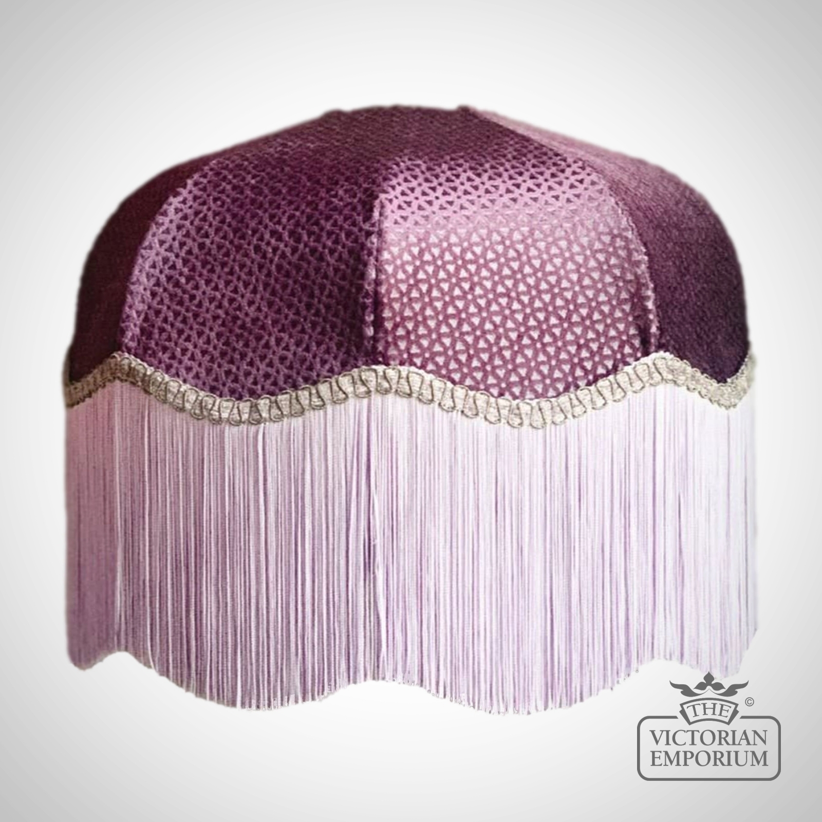 Peninsula Deluxe Art Deco Decorative Fringed Lamp Shade in a Choice of Sizes
