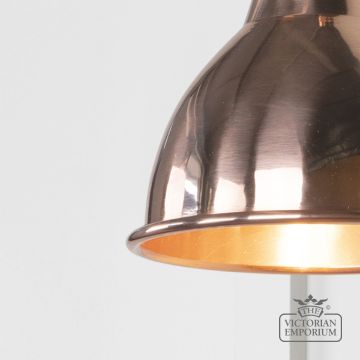 Brindle Wall Light In Smooth Copper 49714 3 S