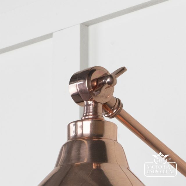 Brindle Wall Light In Smooth Copper 49714 4 S
