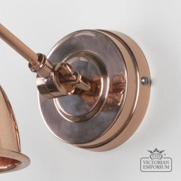 Brindle Wall Light In Smooth Copper 49714 5 S