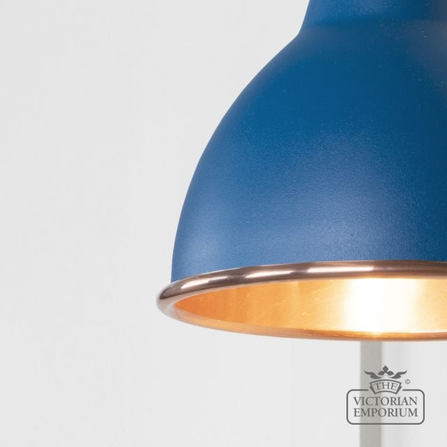 Brindle Wall Light With Smooth Copper Interior And Upstream Exterior 49714su 3 L
