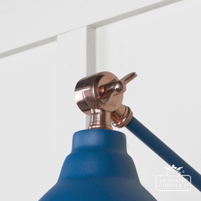 Brindle Wall Light With Smooth Copper Interior And Upstream Exterior 49714su 4 L