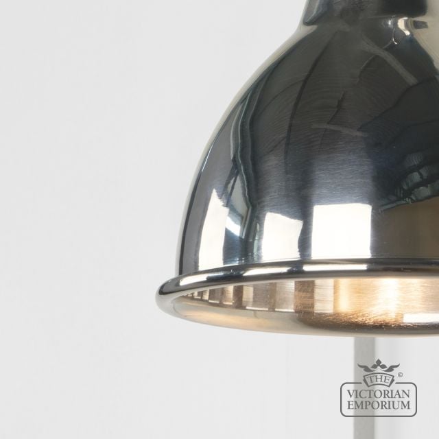 Brindle Wall Light In Smooth Nickel 49715 3 L