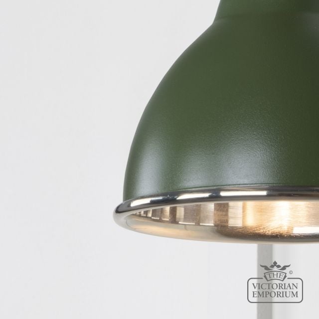 Brindle Wall Light With Smooth Nickel Interior And Heath Exterior 49715sh 3 L