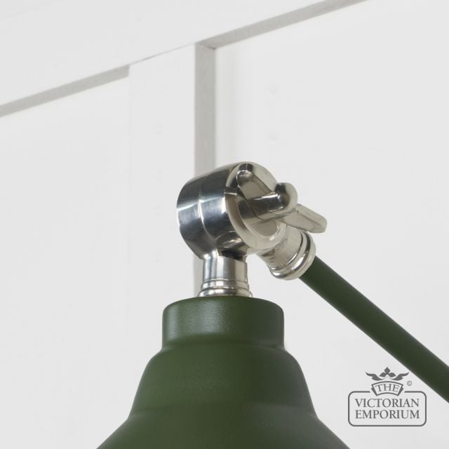 Brindle Wall Light With Smooth Nickel Interior And Heath Exterior 49715sh 4 L