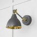 Brindle Wall Light with Smooth Brass Interior and Bluff Exterior 49716sbl 1 l