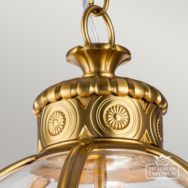Adam 3 Light Pendant In Burnished Brass Fe Adams 3p Bb Detail 1