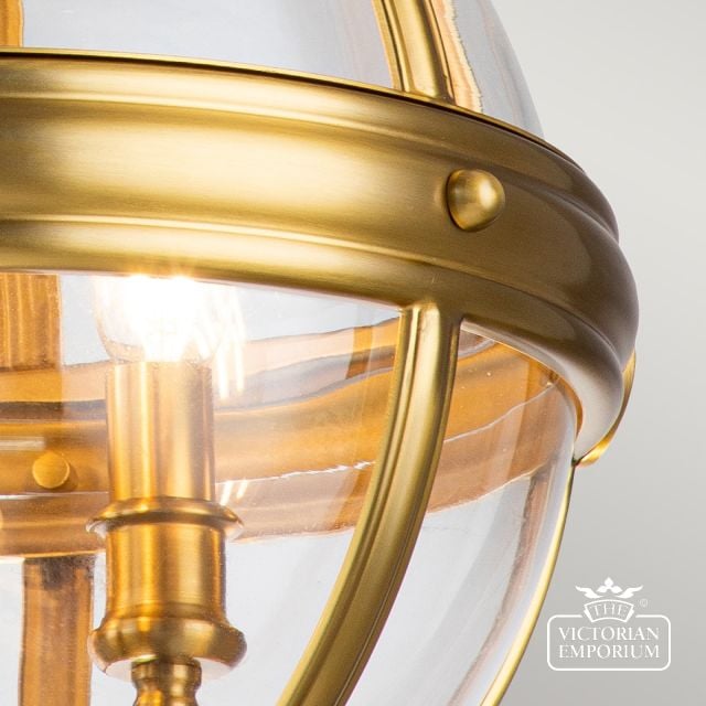 Adam 3 Light Pendant In Burnished Brass Fe Adams 3p Bb Detail 2