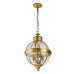 Adam 3 light pendant in Burnished Brass fe adams 3p bb off