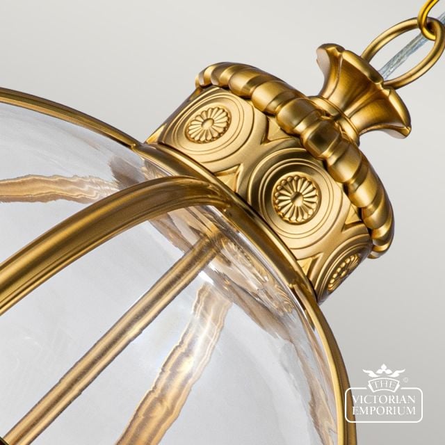 Adam 4 Light Pendant In Burnished Brass Fe Adams 4p Bb Detail 2