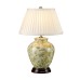 Yelllow Flowers Table Lamp with Porcelain Base and Fabric Shade yellowflowers tl