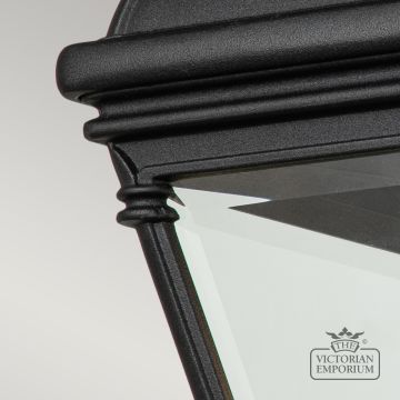 Bay View Large Wall Light In Black 2l Bk Detail 2