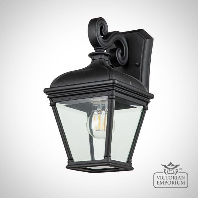 Bay View Medium Wall Light In Black 2m Bk Off