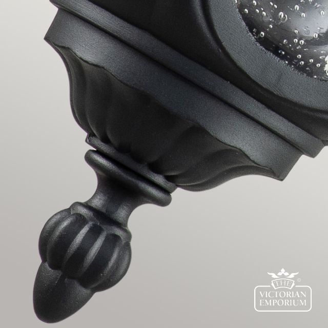 Chicago Medium Wall Light In Black Cc2 M Bk Detail 2