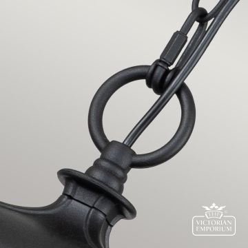 Bay View Medium Chain Lantern In Black 8m Bk Detail 1