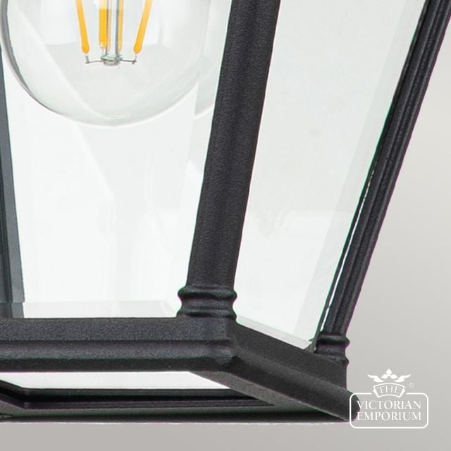 Bay View Medium Chain Lantern In Black 8m Bk Detail 3