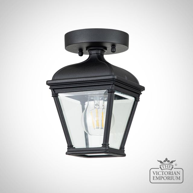 Bay View Porch Lantern In Black Bayview Porch Bk Off