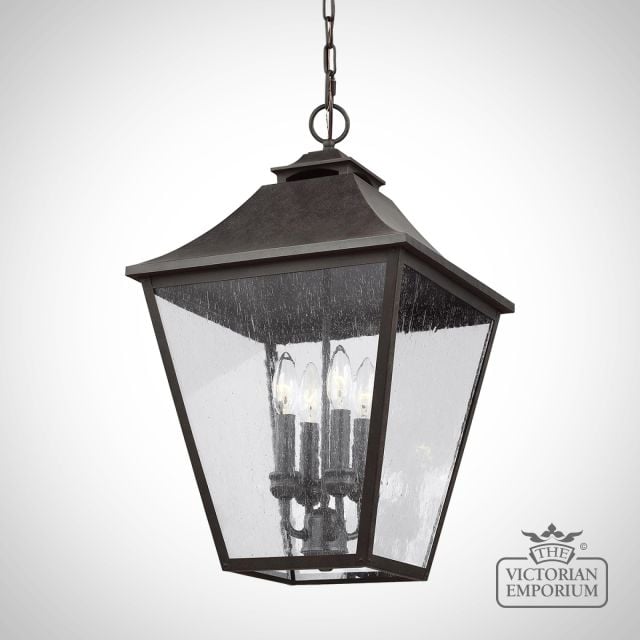 Galena Chain Lantern In Sable Fe Galena8 Xl Sbl Alt