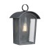 Hodges Large Wall Lantern in Ash Black fe hodges l