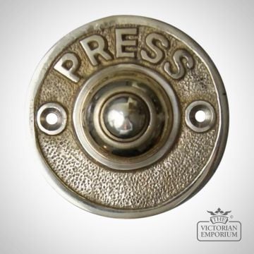 Period Bell Push in Brass