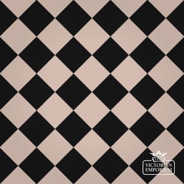 Path And Hallway Tiles Black And Light Pink 97mm C05