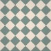 Path and hallway tiles in spanish green and white 97mm sq c18