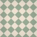 Path and hallway tiles in white and sage 97mm sq c28