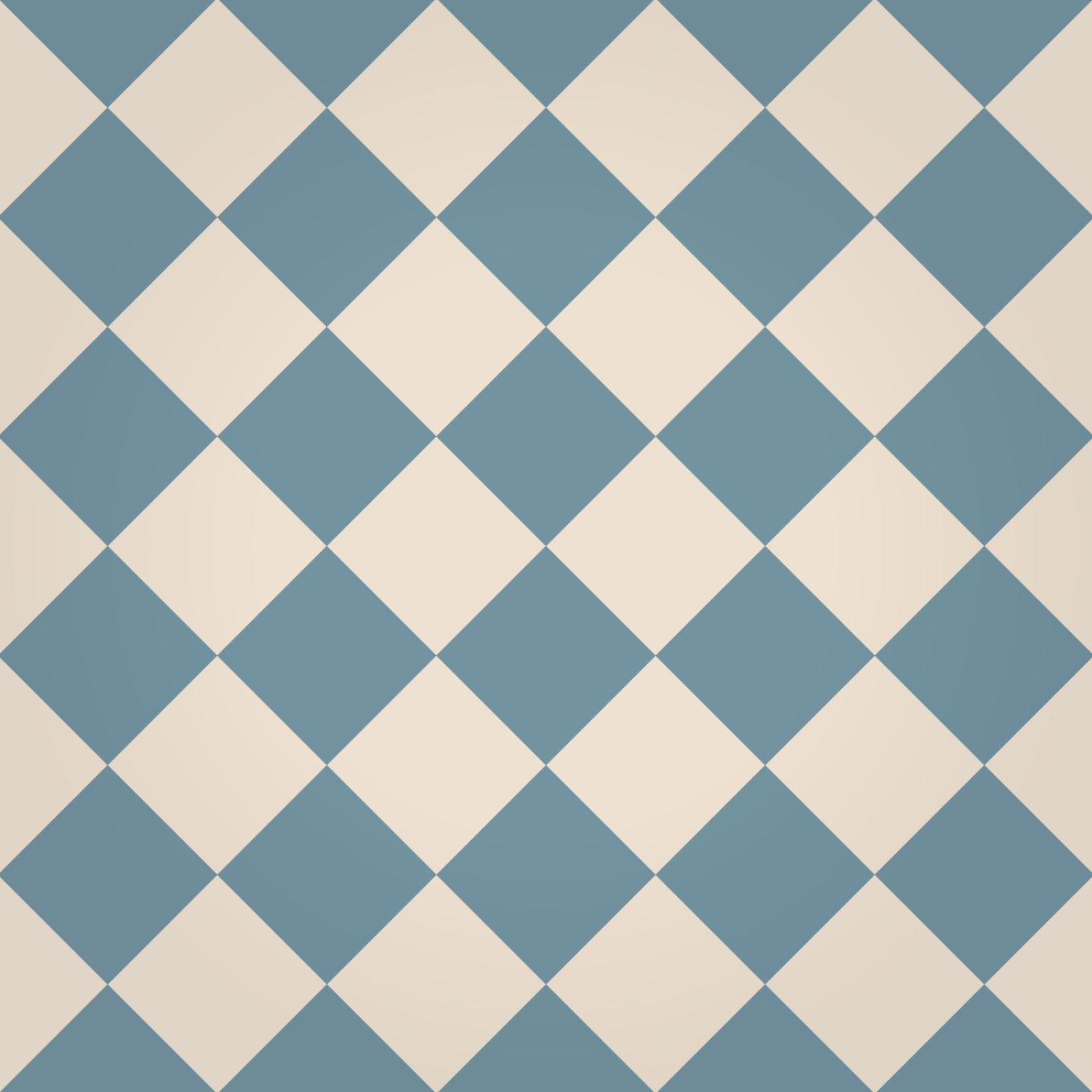 Blue Tile Path Victorian Path tiles - White and Dorset Blue 10cm x 10cm squares ...