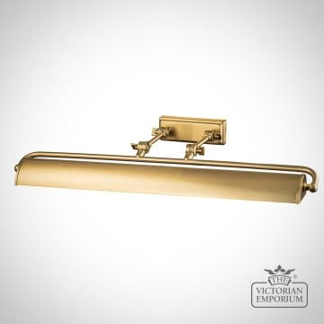 Winchfield Large Picture Light in Antique Brass