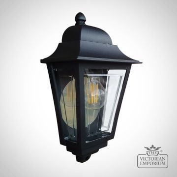 Deco Lane Wall Light in a Black Finish