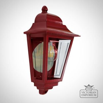 Deco Lane Wall Light in a Red Finish