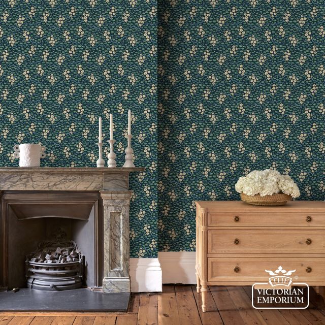 Linwood Wallpaper Miyagi Indigo A