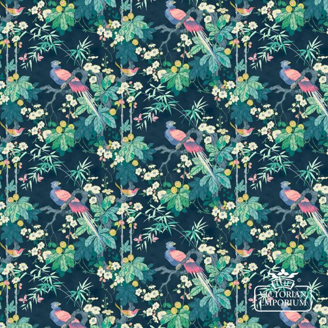 Linwood Wallpaper Miji Navy