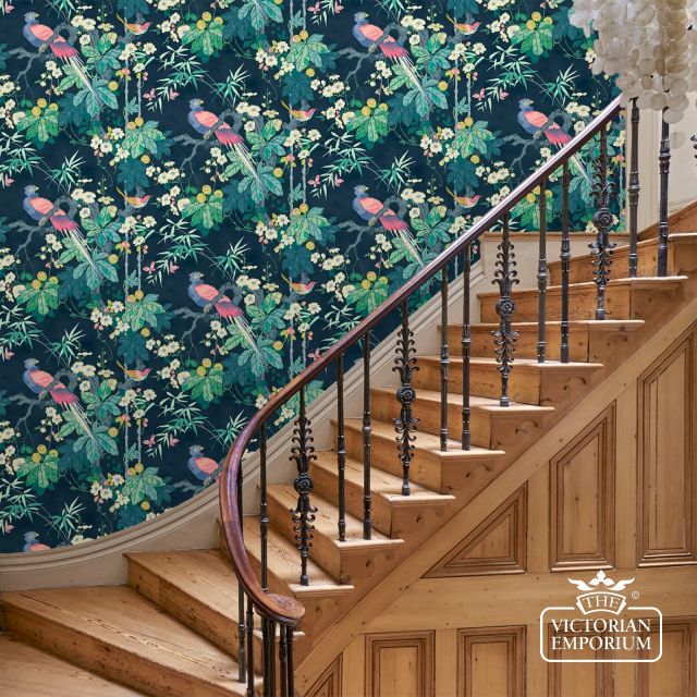 Linwood Wallpaper Miji Navy B