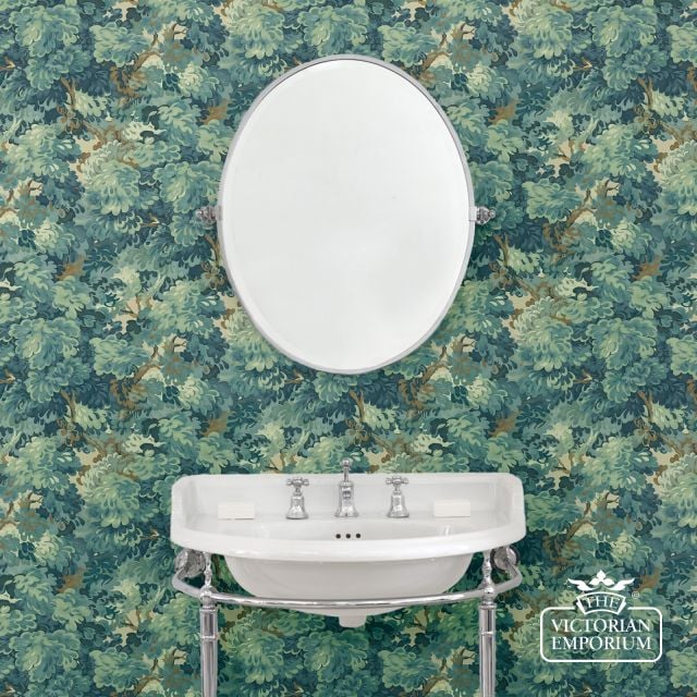 Linwood Wallpaper English Oak 1 Blue C