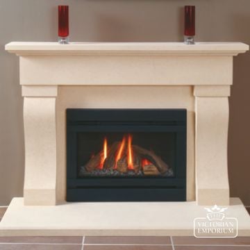 Caldwell Stone Fireplace