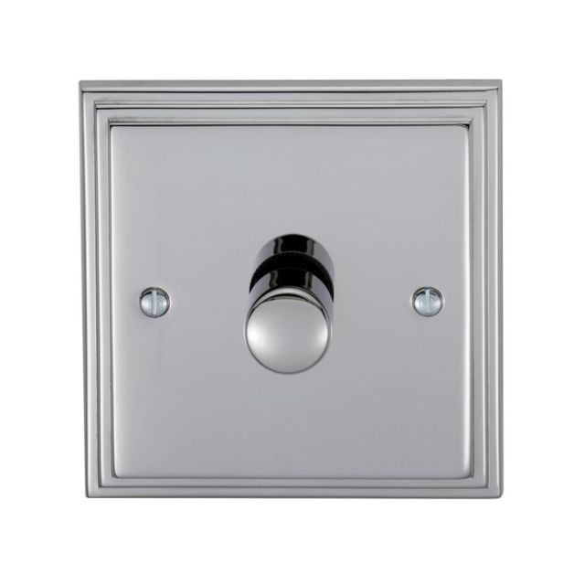 Stepped 1 Gang LED Dimmer Switch brass, chrome or satin chrome