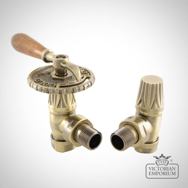 Buxton Lever Manual Radiator valve set